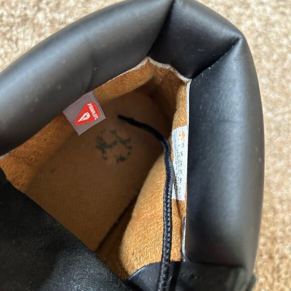 Timberland moto hiking boots leather lace up Combat boot black SZ 5 suede combat - Picture 2 of 10